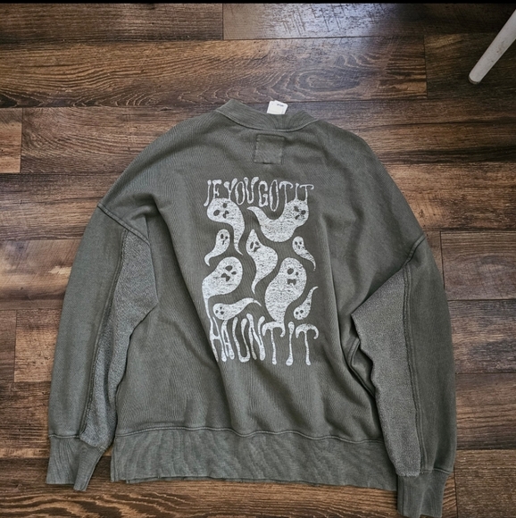 aerie Tops - Aerie Halloween Ghost Sweatshirt